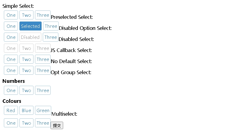 select2Buttons（select轉(zhuǎn)為button插件）